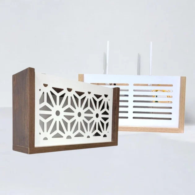 Cache Modem Fibre Décoratif Fibre Premium